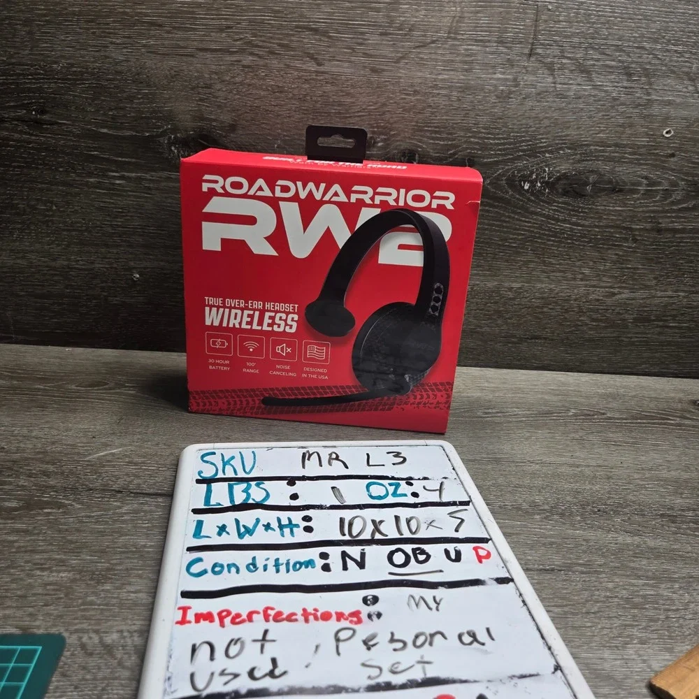 RoadWarrior RW2 Wireless Over-Ear Trucker Headset Noise Canceling Bluetooth ENC